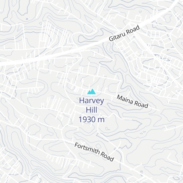 Map of Harvey Hill