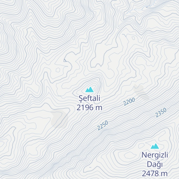 Map of Şeftali