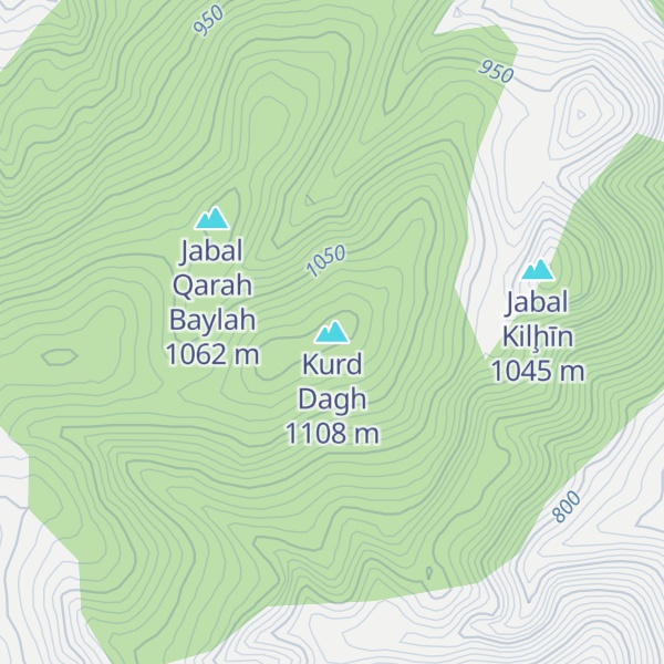 Map of Kurd Dagh