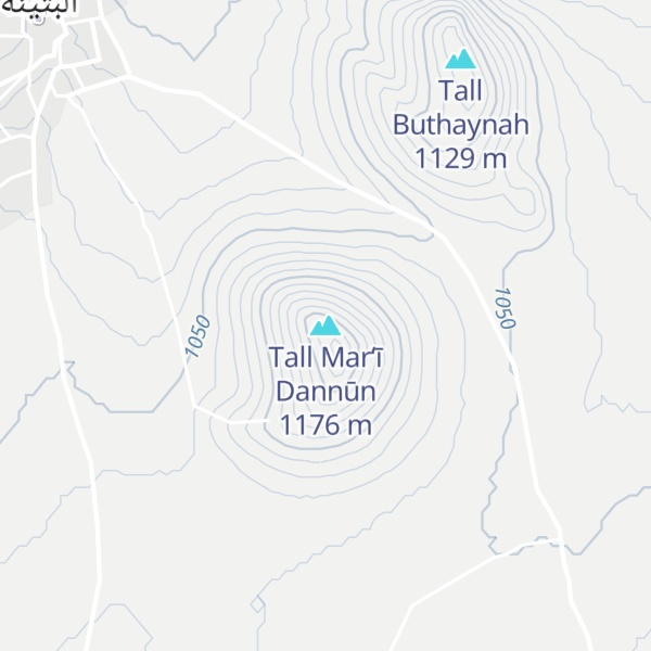 Map of Tall Mar‘ī Dannūn