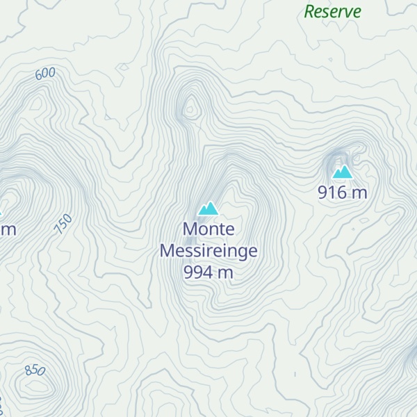Map of Monte Messireinge