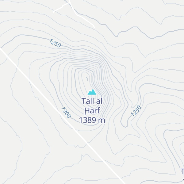 Map of Tall al Ḩarf