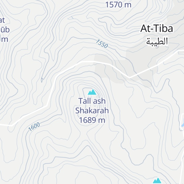 Map of Tall ash Shakarah