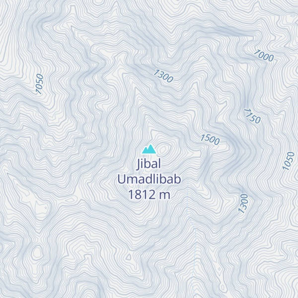 Map of Jibal Umadlibab
