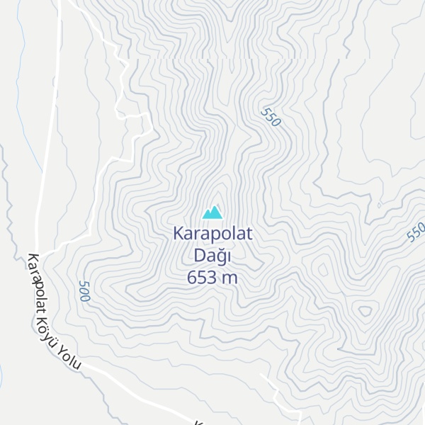 Map of Karapolat Dağı
