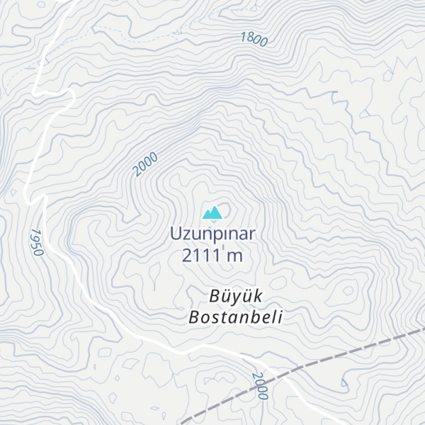 Map of Uzunpınar