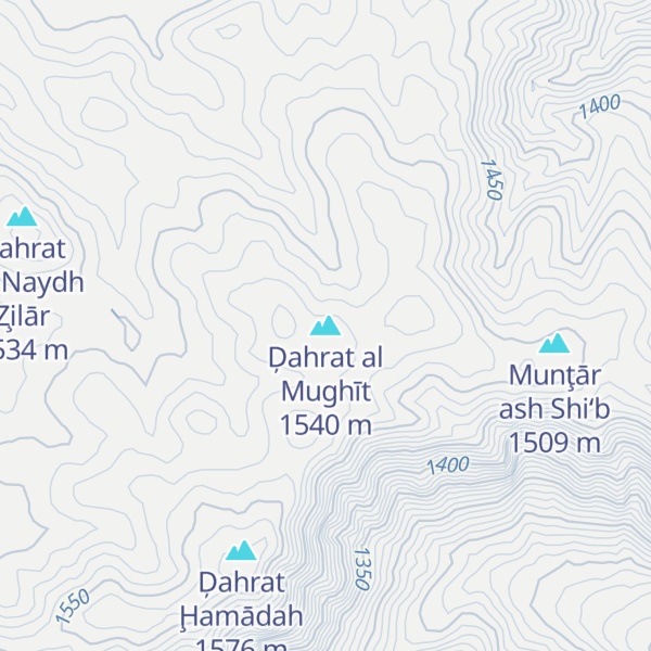Map of Ḑahrat al Mughīt