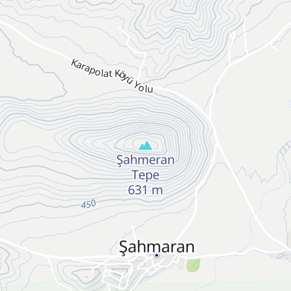 Map of Şahmeran Tepe