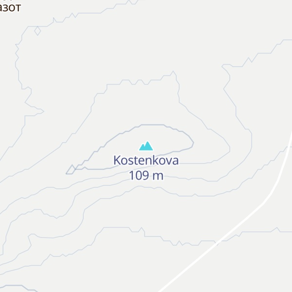 Map of Kostenkova