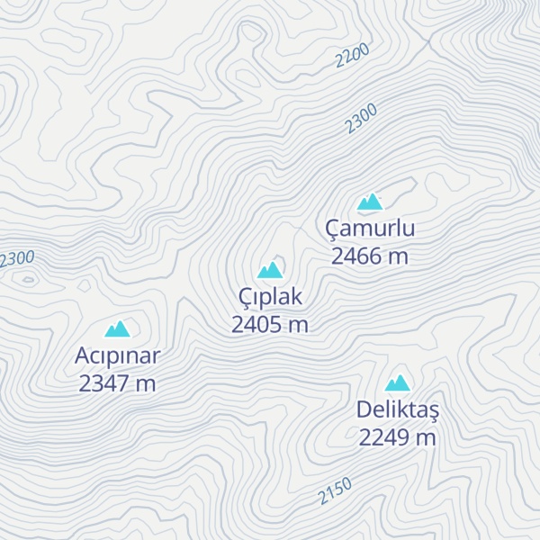 Map of Çıplak