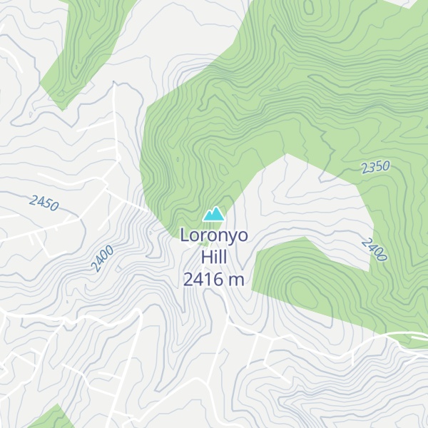 Map of Loronyo Hill