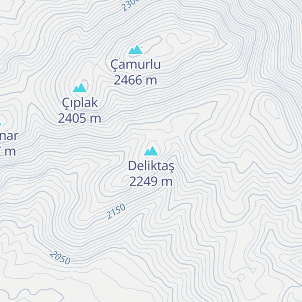 Map of Deliktaş
