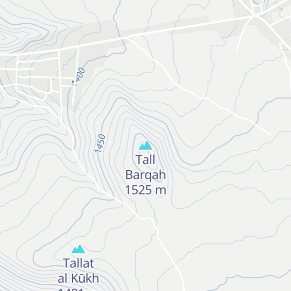Map of Tall Barqah