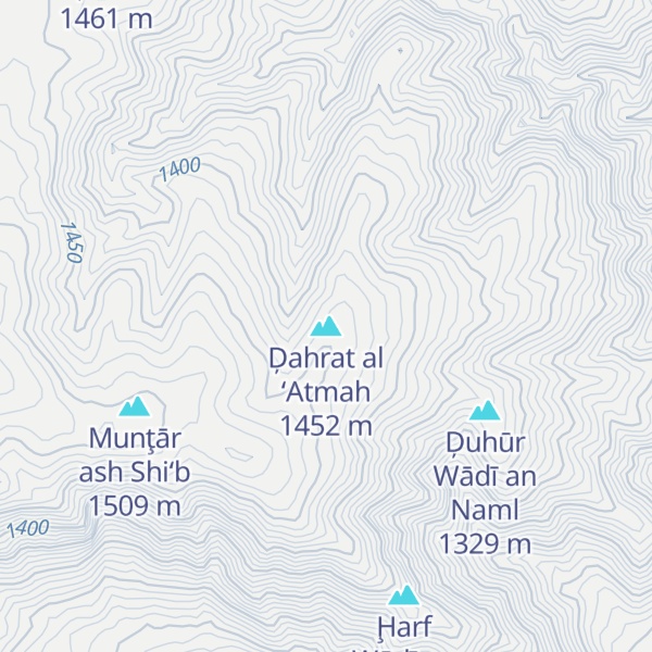 Map of Ḑahrat al ‘Atmah