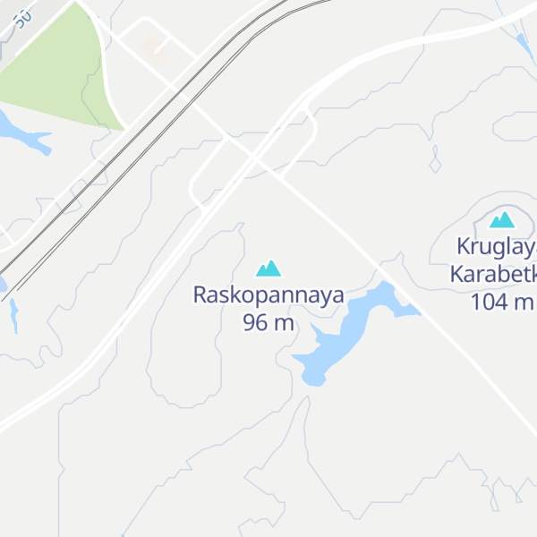 Map of Raskopannaya