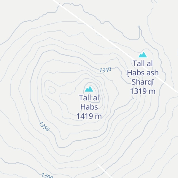 Map of Tall al Habs