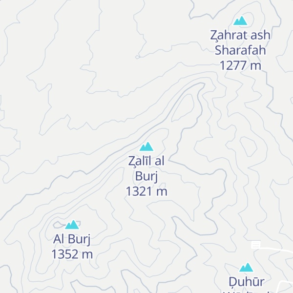 Map of Z̧alīl al Burj