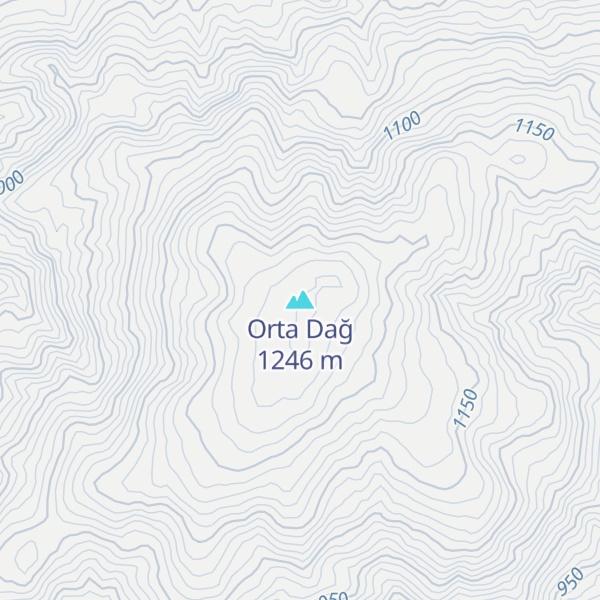 Map of Orta Dağ