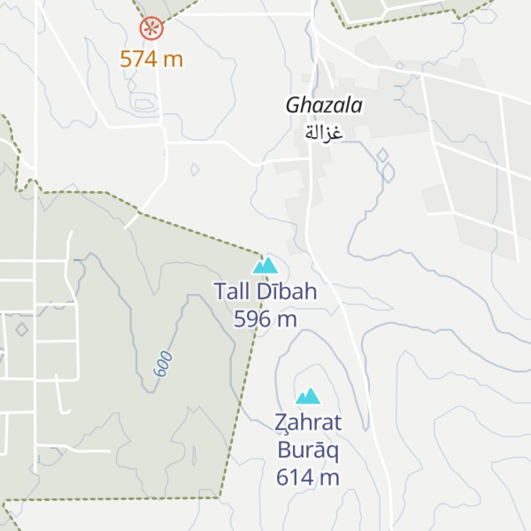 Map of Tall Dībah