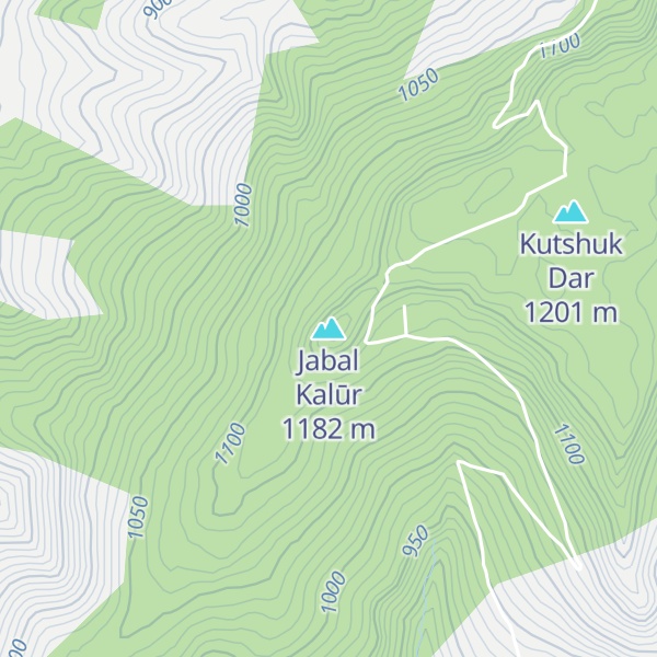 Map of Jabal Kalūr
