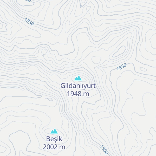 Map of Gildanlıyurt