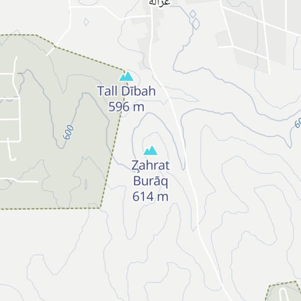 Map of Z̧ahrat Burāq