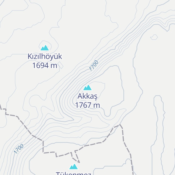 Map of Akkaş