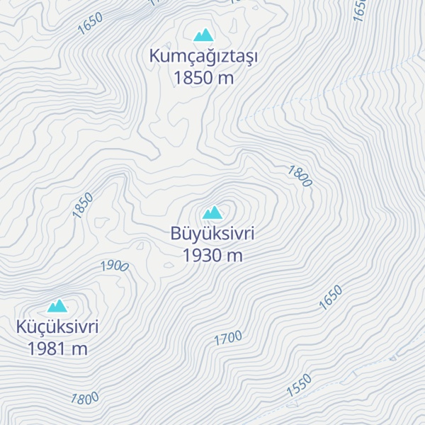 Map of Büyüksivri