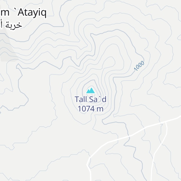 Map of Tall Sa`d