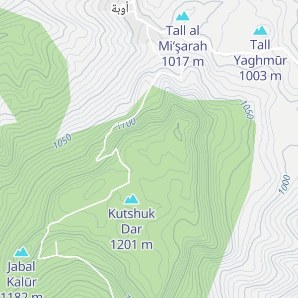 Map of Jabal aş Şaghīr