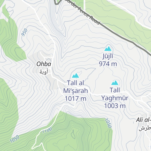 Map of Tall al Mi‘şarah