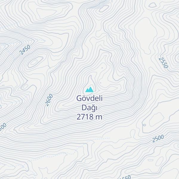 Map of Gövdeli Dağı