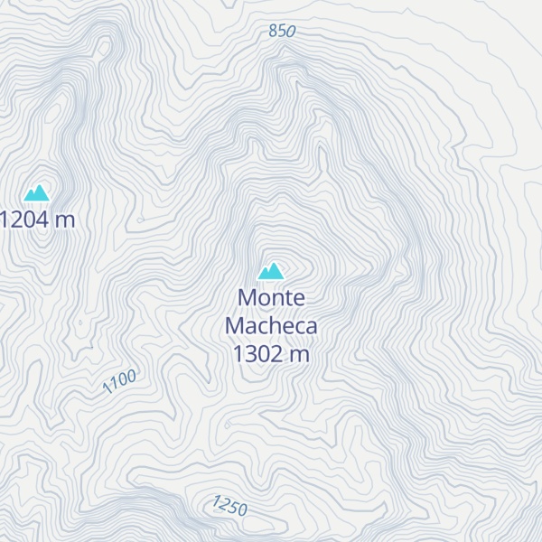 Map of Monte Macheca