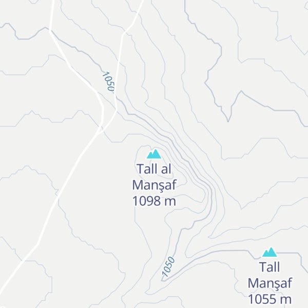 Map of Tall al Manşaf