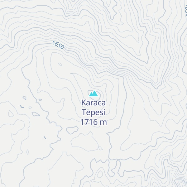 Map of Karaca Tepesi