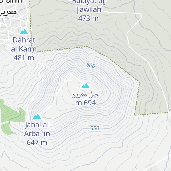 Map of جبل معرين