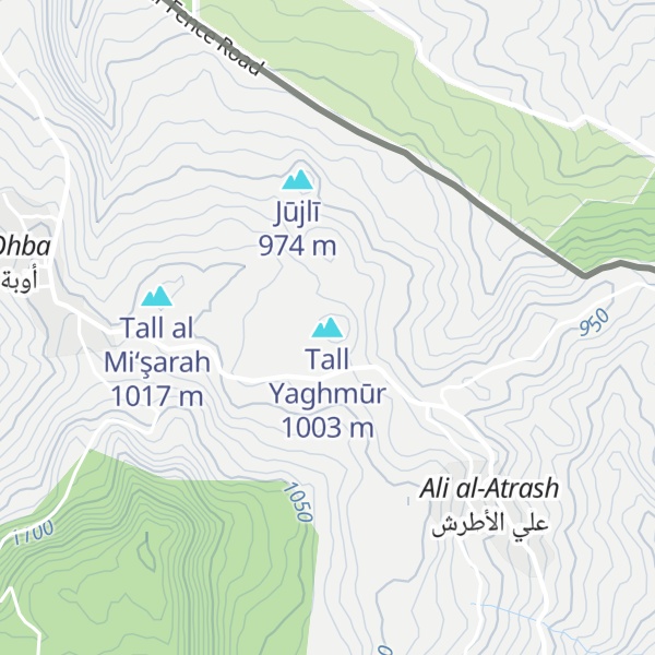 Map of Tall Yaghmūr