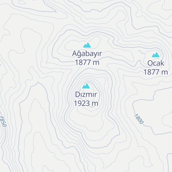 Map of Dızmır