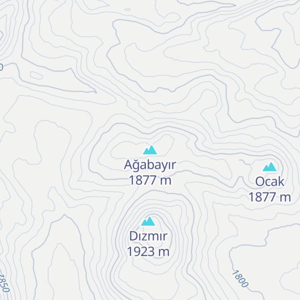 Map of Ağabayır