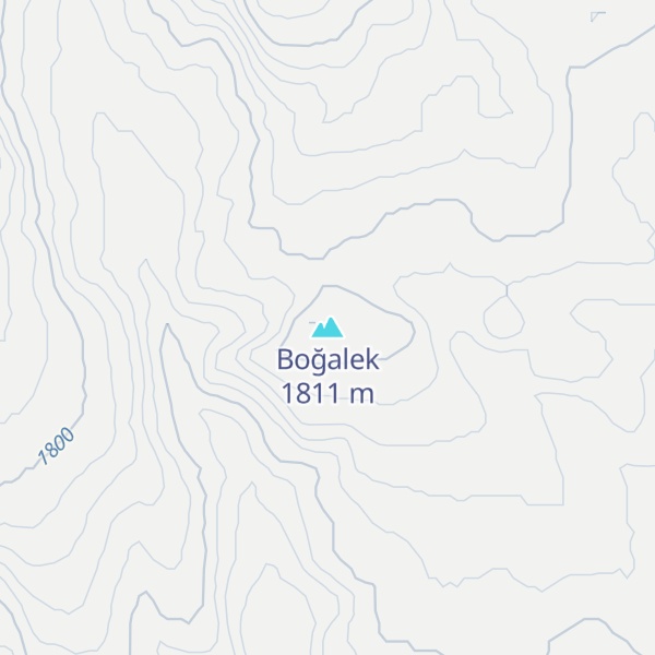 Map of Boğalek