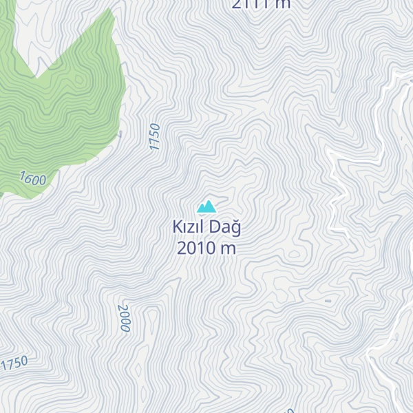 Map of Kızıl Dağ