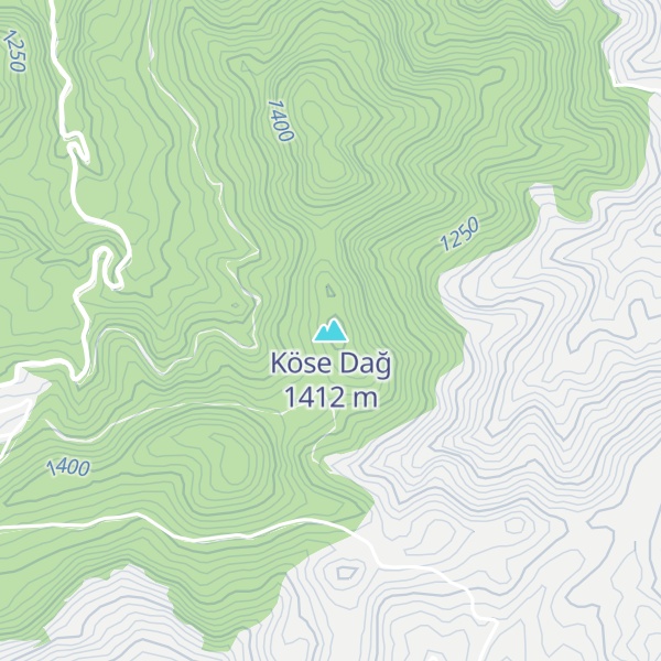 Map of Köse Dağ