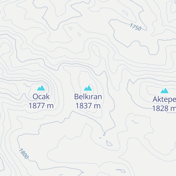 Map of Belkıran