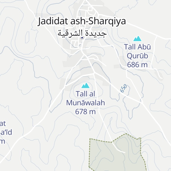 Map of Tall al Munāwalah