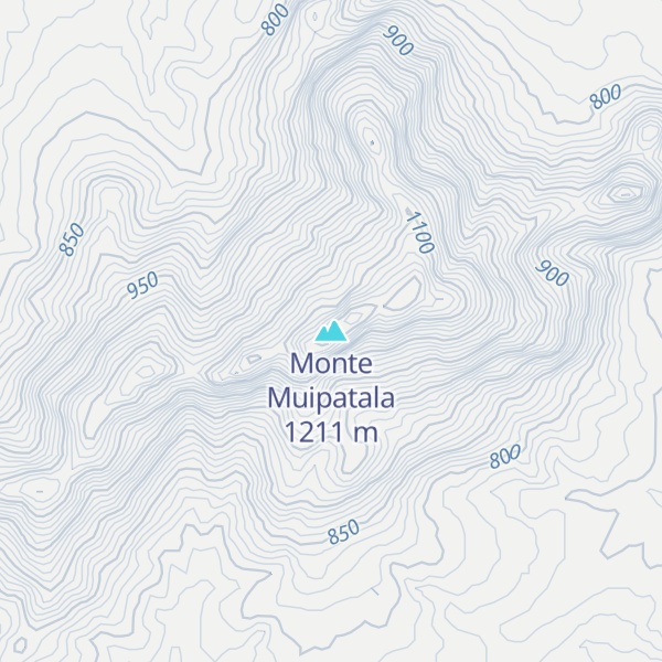 Map of Monte Muipatala