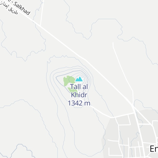 Map of Tall al Khidr