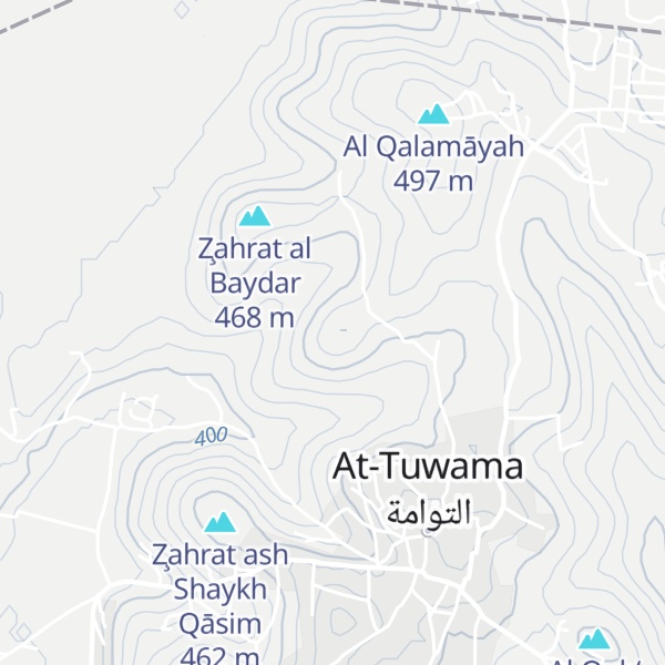 Map of Z̧ahr at Tīnah