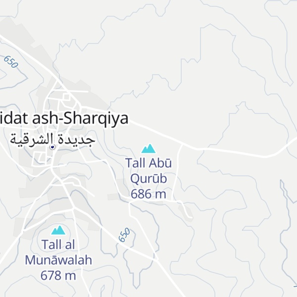 Map of Tall Abū Qurūb