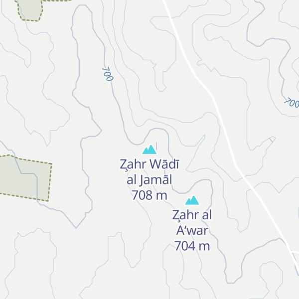 Map of Z̧ahr Wādī al Jamāl