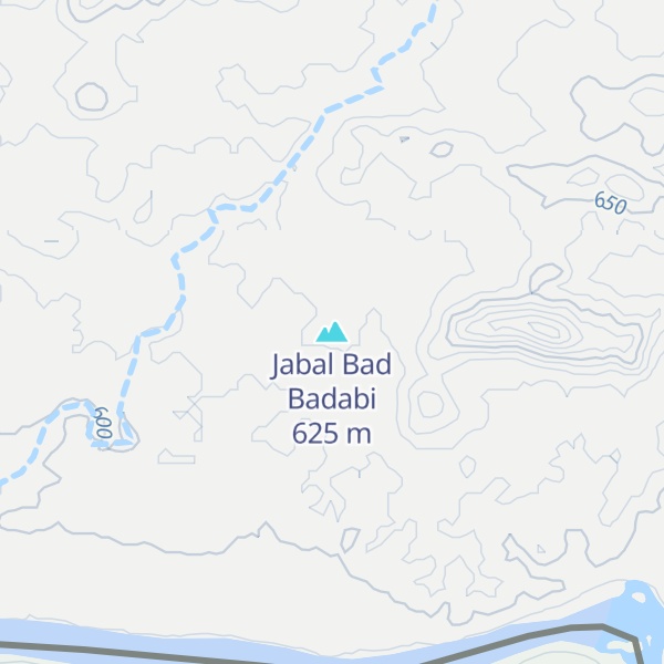 Map of Jabal Bad Badabi